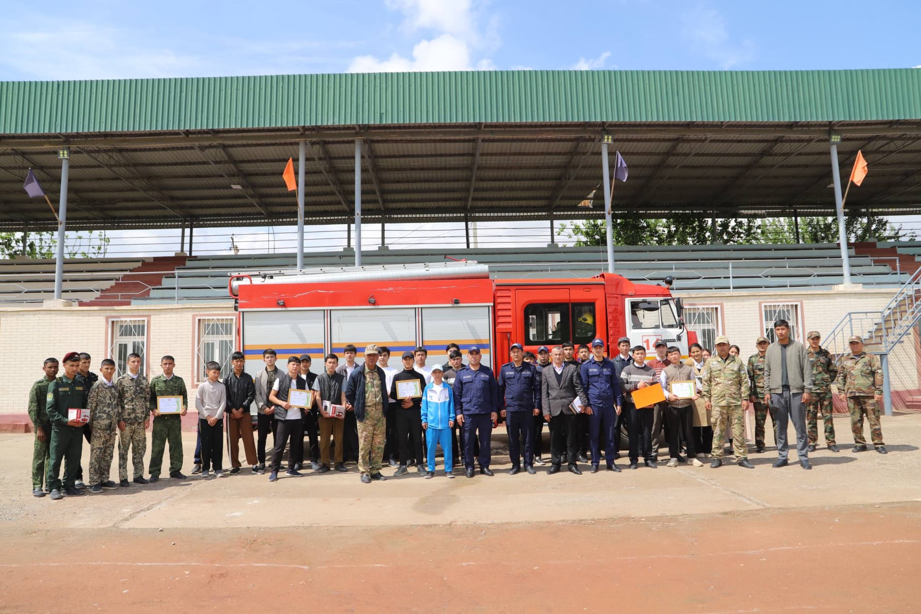 Bandixonda “Yosh qutqaruvchi” musobaqasining tuman bosqichi o‘tkazildi