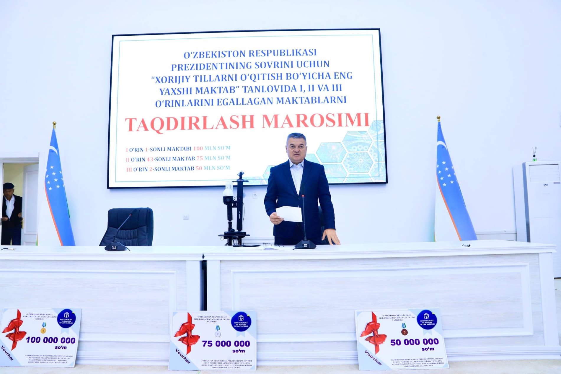 Bandixonda ta’limga e’tibor, xorijiy tillarni o‘rganishga esa alohida rag‘bat!