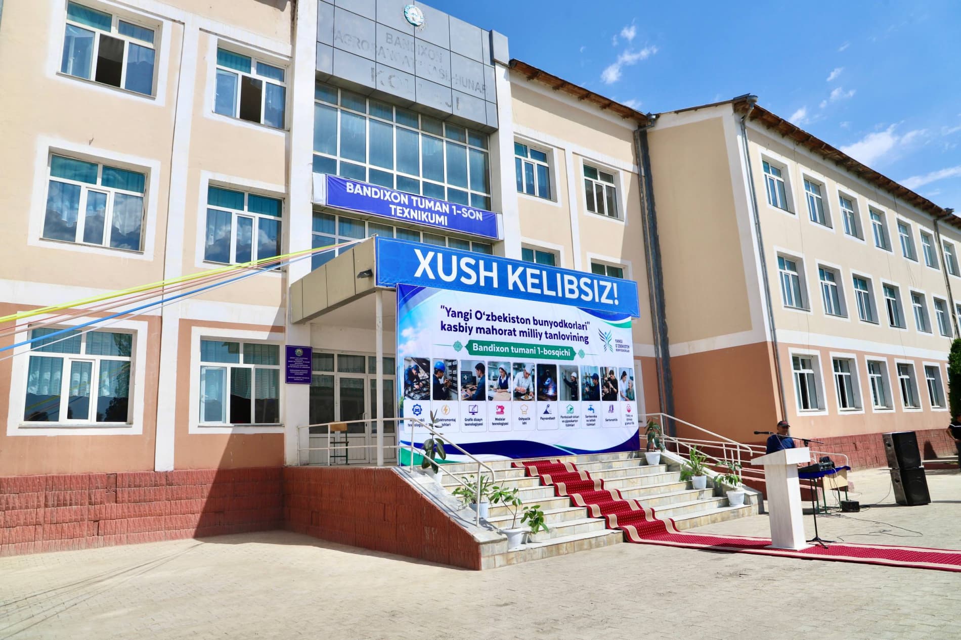“Yangi O‘zbekiston Bunyodkorlari” kasbiy mahorat milliy tanlovining Bandixon tuman bosqichi yuqori saviyada tashkil etildi.