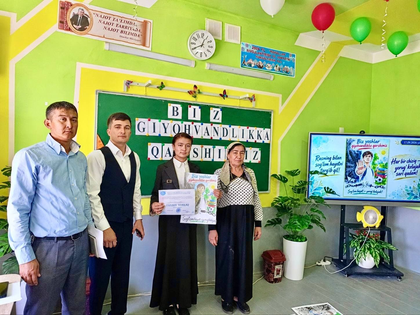 MO‘YQALAMDA OGOHLIK, QALBLARDA QAT’IYAT: BIZ GIYOHVANDLIKKA QARSHIMIZ!