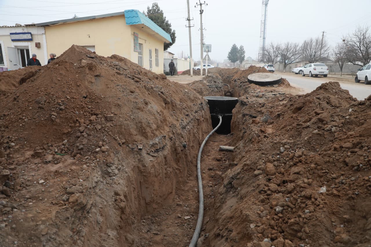 At-Termiziy mahallasida amalga oshirilayotgan infratuzilma loyihalari ijrosi o‘rganildi