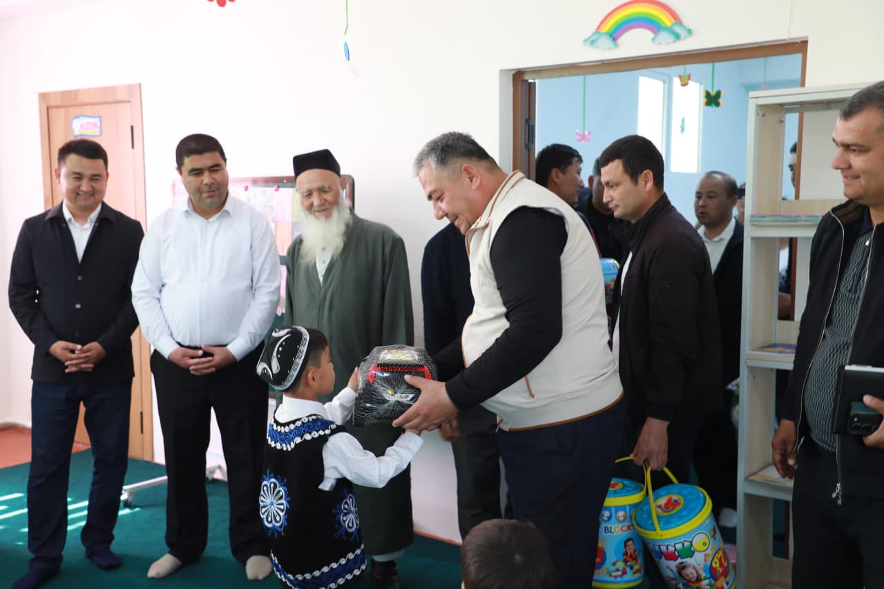 Kelajak mahallasida 90 o‘rinli yangi davlat maktabgacha ta’lim tashkiloti foydalanishga topshirildi