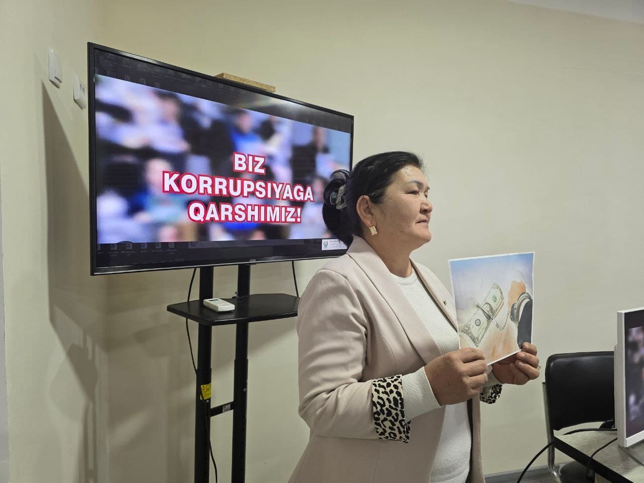 Biz korrupsiyaga qarshimiz!