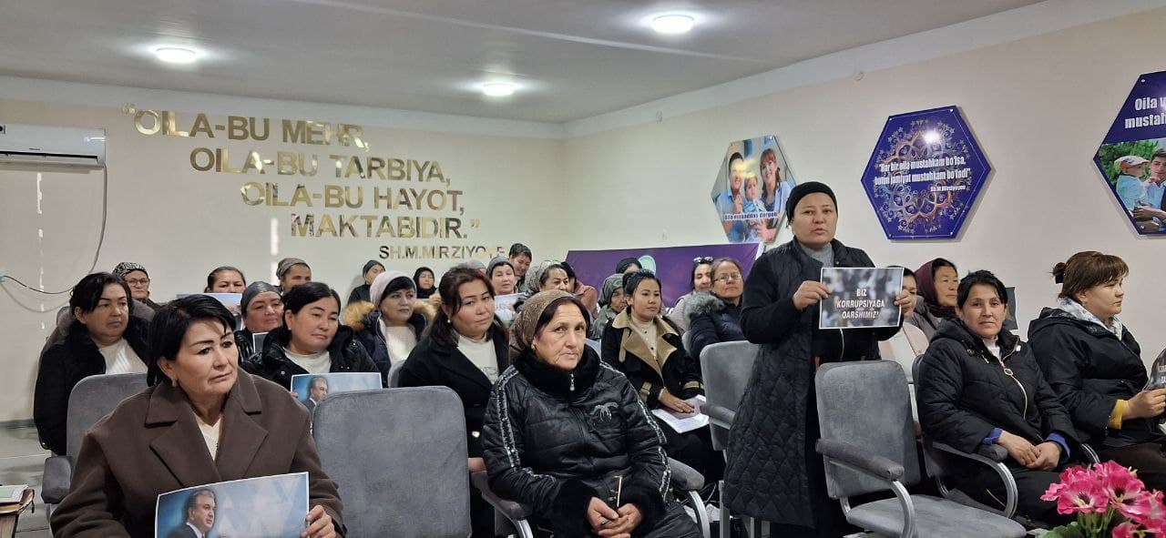 Biz korrupsiyaga qarshimiz!