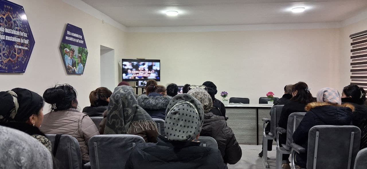 Biz korrupsiyaga qarshimiz!