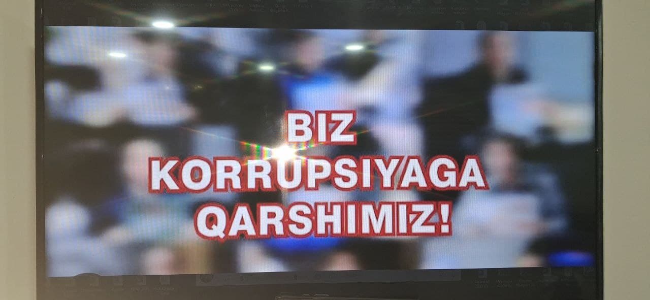Biz korrupsiyaga qarshimiz!