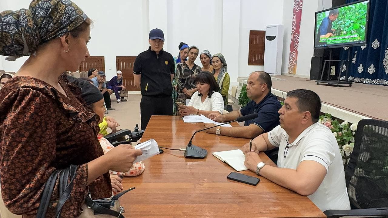 Juma qabuli — aholi dardi tinglanib, amaliy yechimlar topilmoqda