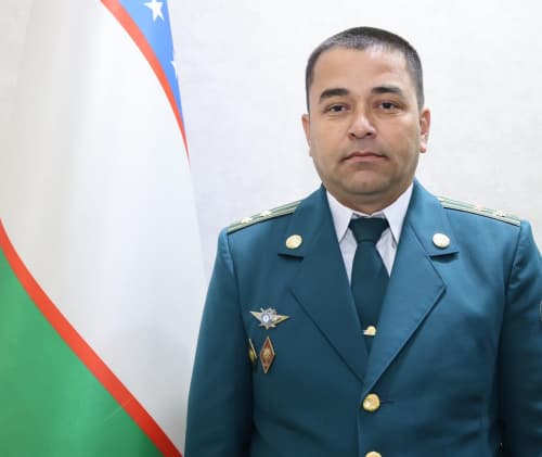 MUZRABOT TUMANI ICHKI ISHLAR BO’LIMI BOSHLIG‘I PODPOLKOVNIK BADALOV G‘OLIB ABDUMALIKOVICHNING TUMAN AHOLISIGA MUROJAATI