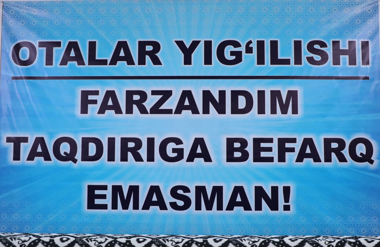 Сариосиё туманидаги 4-сонли умумтаълим мактабида “Оталар йиғилиши” бўлиб ўтди