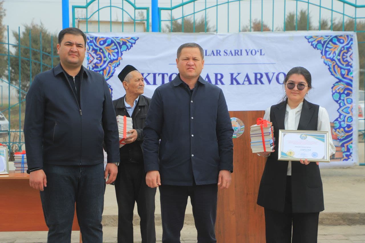 “Китоблар карвони” Сариосиё туманида