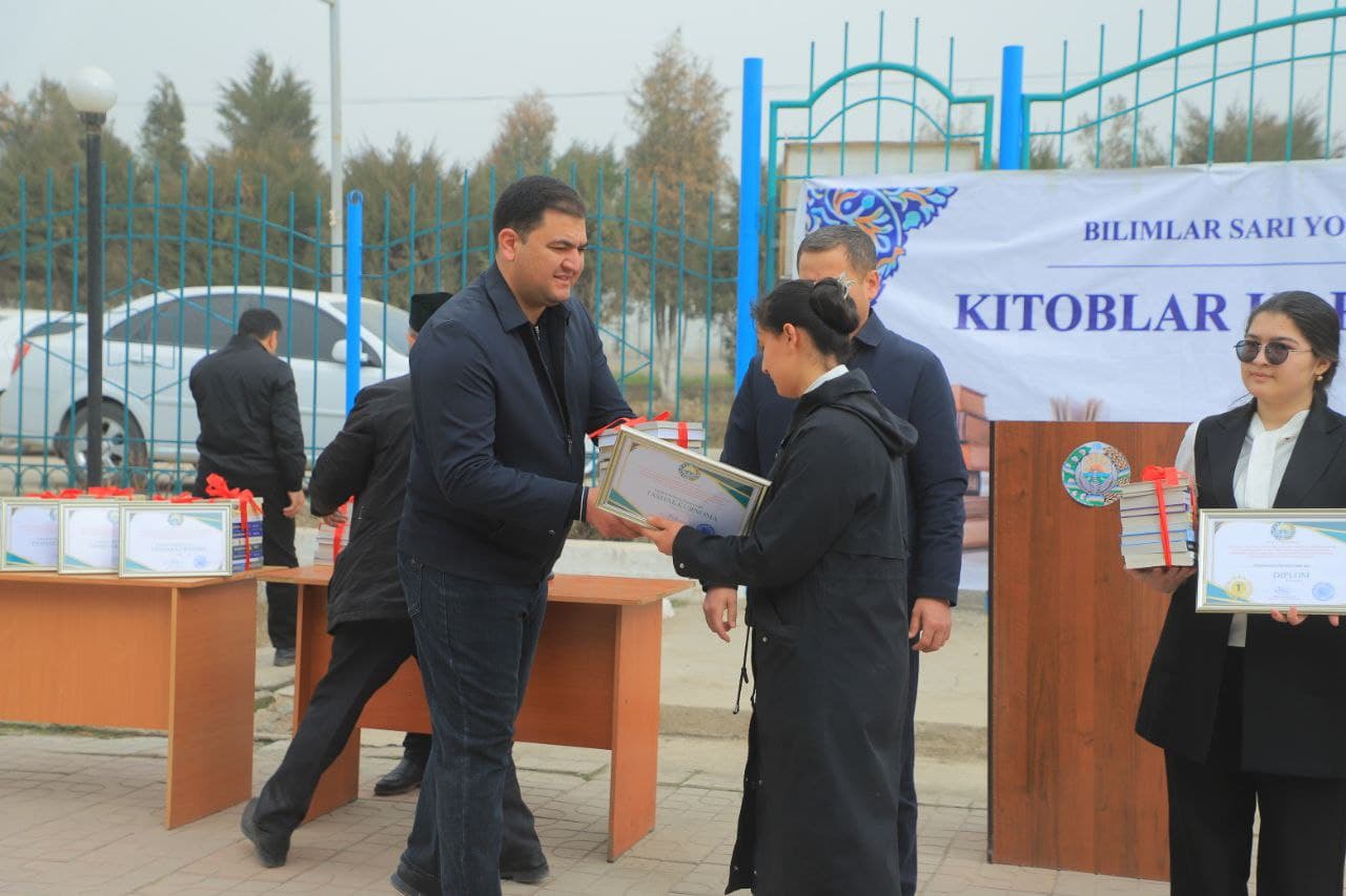 “Китоблар карвони” Сариосиё туманида