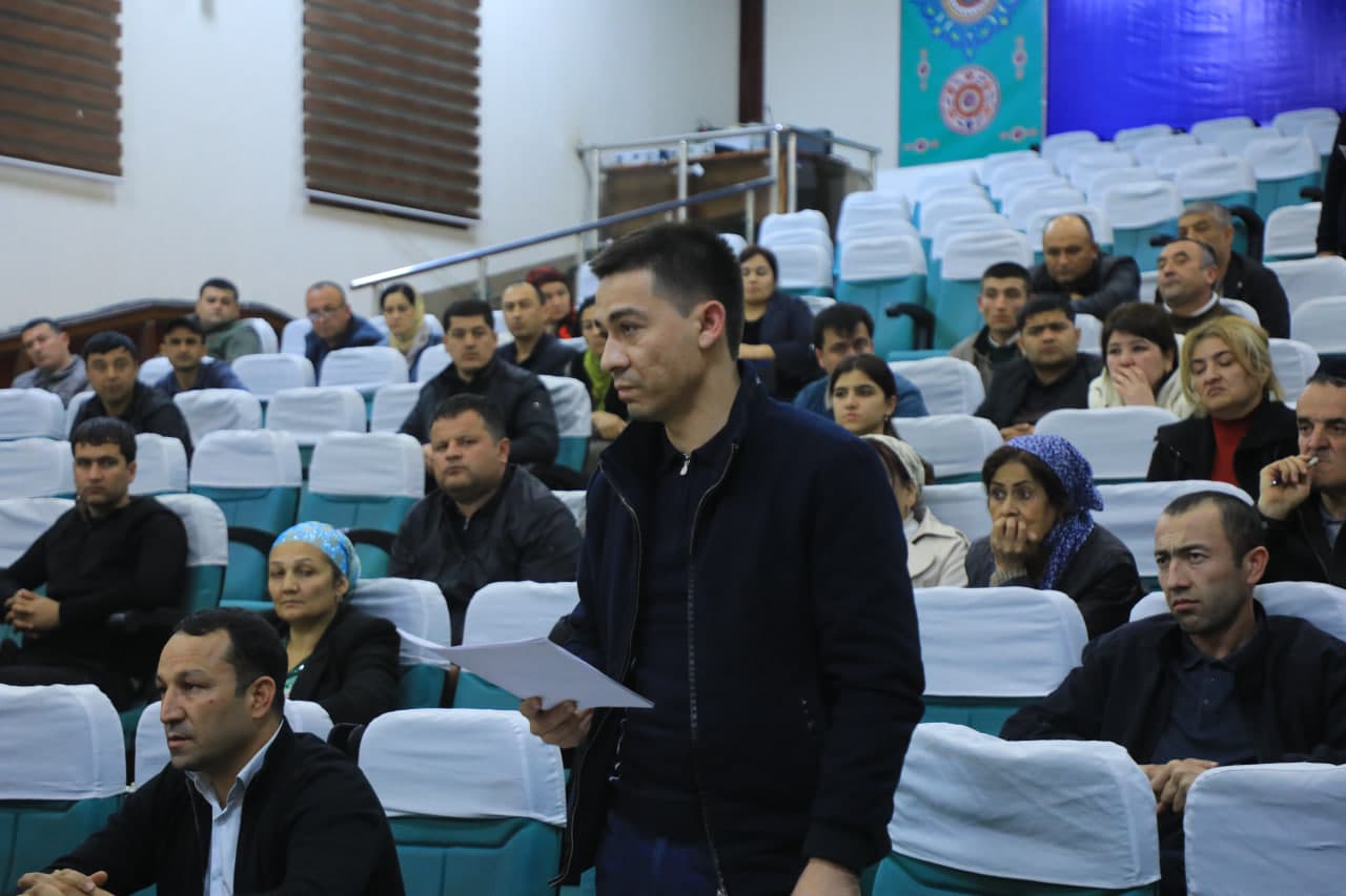 Cариосиё туманида аҳоли ва қишлоқ хўжалигини рўйхатга олиш жараёнлари муҳокама қилинди