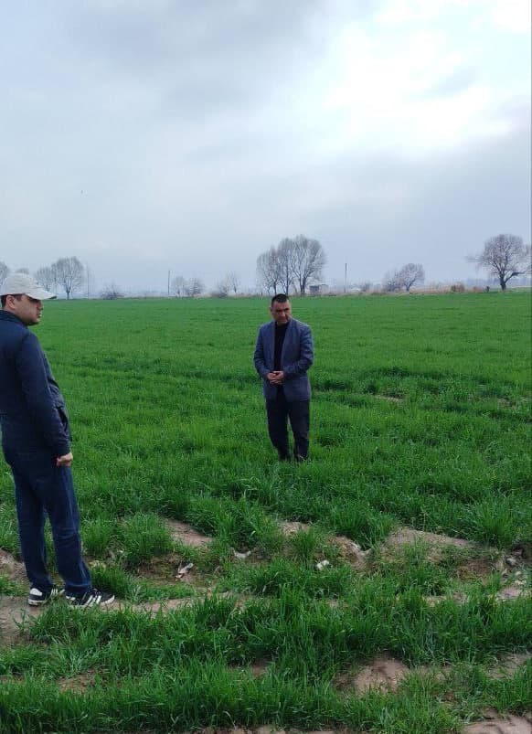 Қишлоқ ва сув хўжалиги соҳасидаги берилган топшириқлар ижроси туман ишчи гуруҳи томонидан ўрганилмоқда