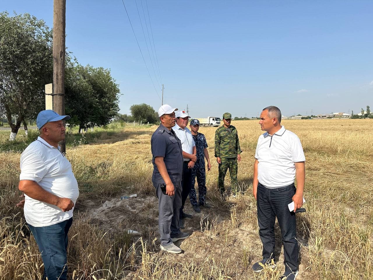 Sariosiyoda g‘alla o‘rim-yig‘imi qizg‘in davom etmoqda
