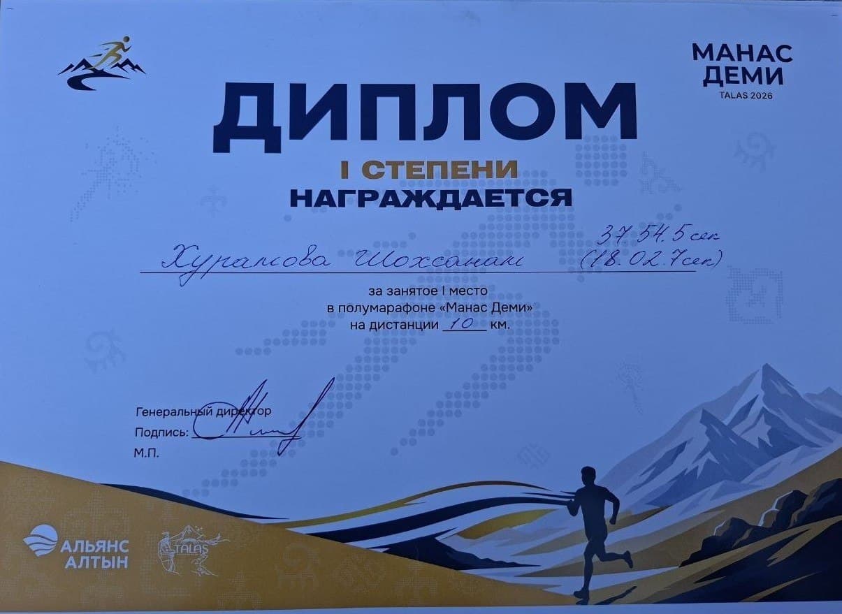 Sharg‘un shahar sport maktabi treneri Shohsanam Xurramova xalqaro musobaqa g‘olibiga aylandi