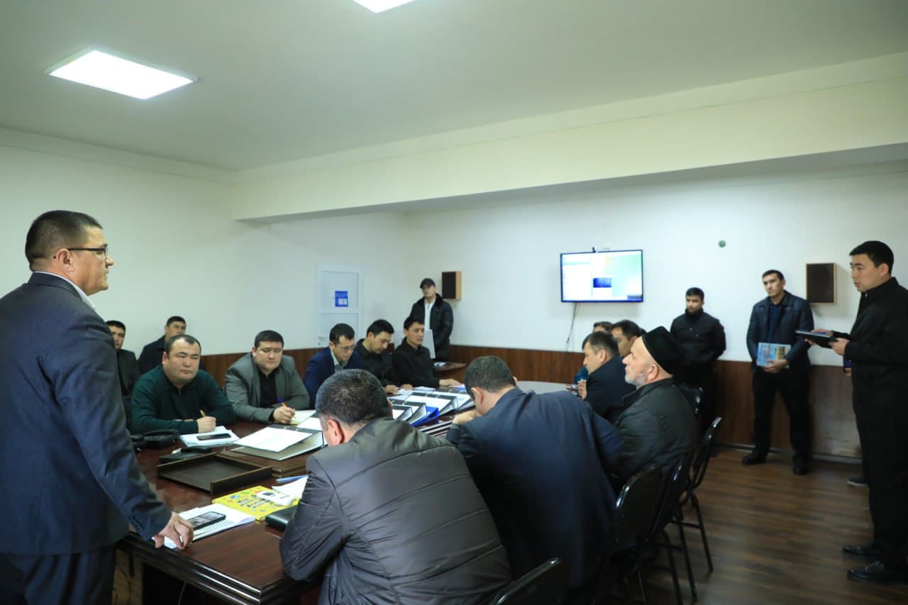 "Biz korrupsiyaga qarshimiz" mavzusida yig'ilish bo'lib o‘tdi.