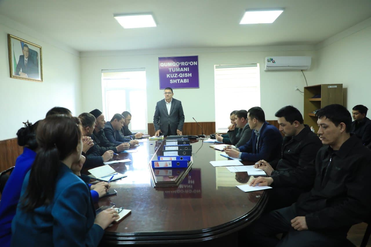 "Biz korrupsiyaga qarshimiz" mavzusida yig'ilish bo'lib o‘tdi.