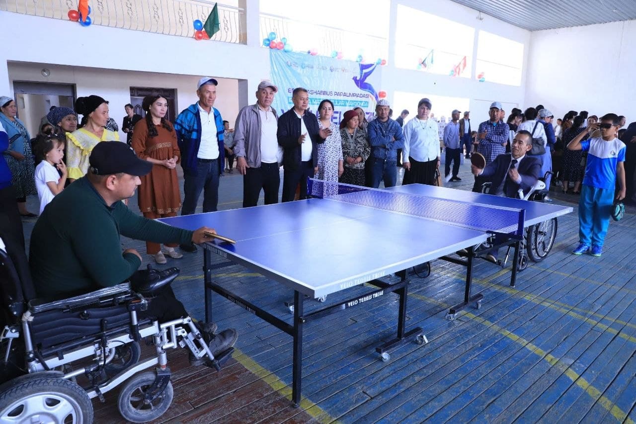 Qumqo‘rg‘on tumanida “Besh tashabbus paralimpiadasi” sport musobaqalari o‘tkazilmoqda