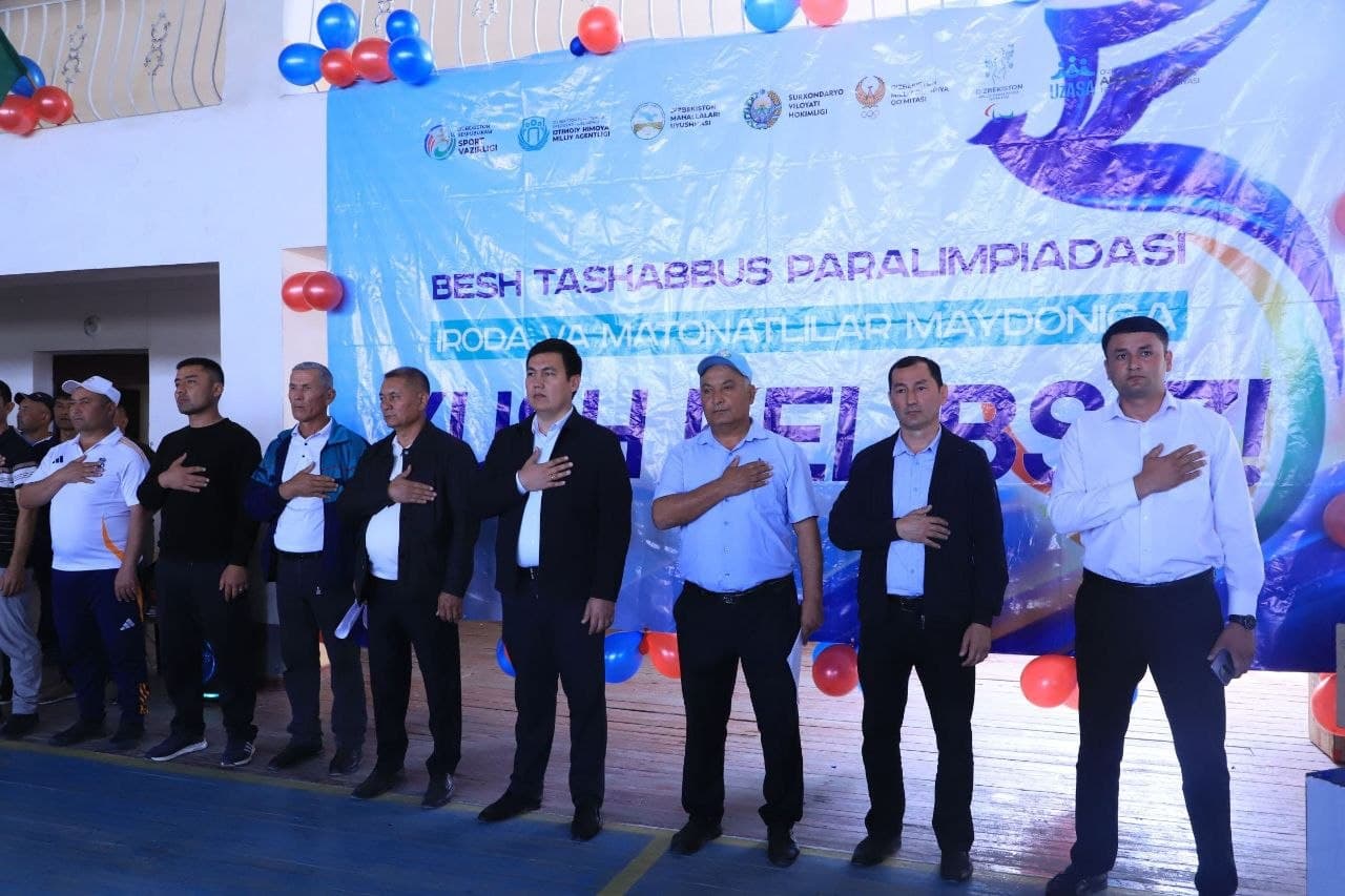 Qumqo‘rg‘on tumanida “Besh tashabbus paralimpiadasi” sport musobaqalari o‘tkazilmoqda