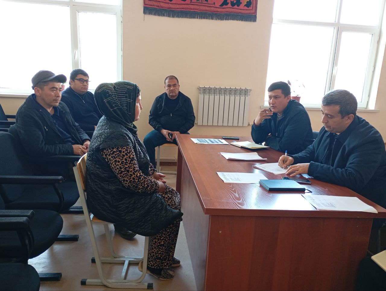 Karsagan mahallasida sayyor qabul o‘tkazildi