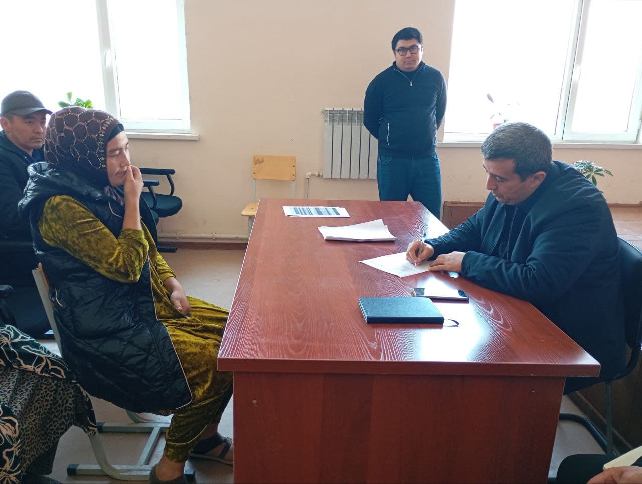 Karsagan mahallasida sayyor qabul o‘tkazildi