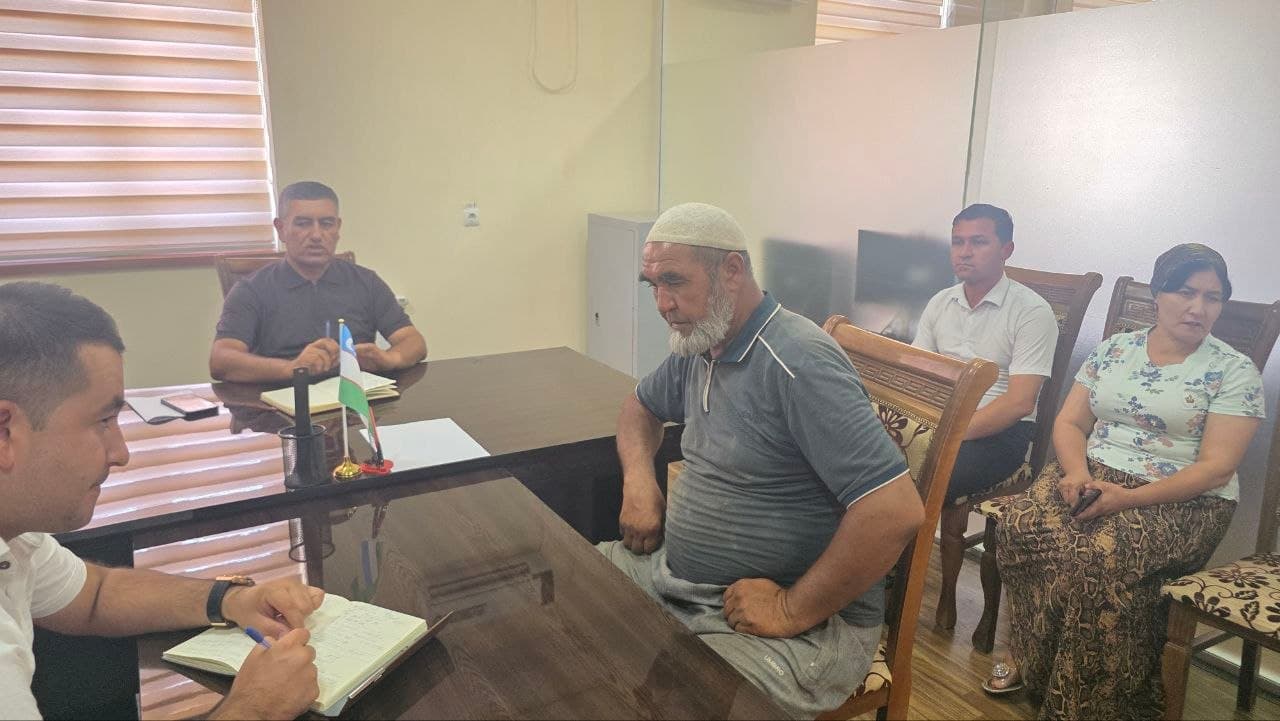 Tuman hokimi o‘rinbosari tomonidan navbatdagi shaxsiy qabul o‘tkazildi