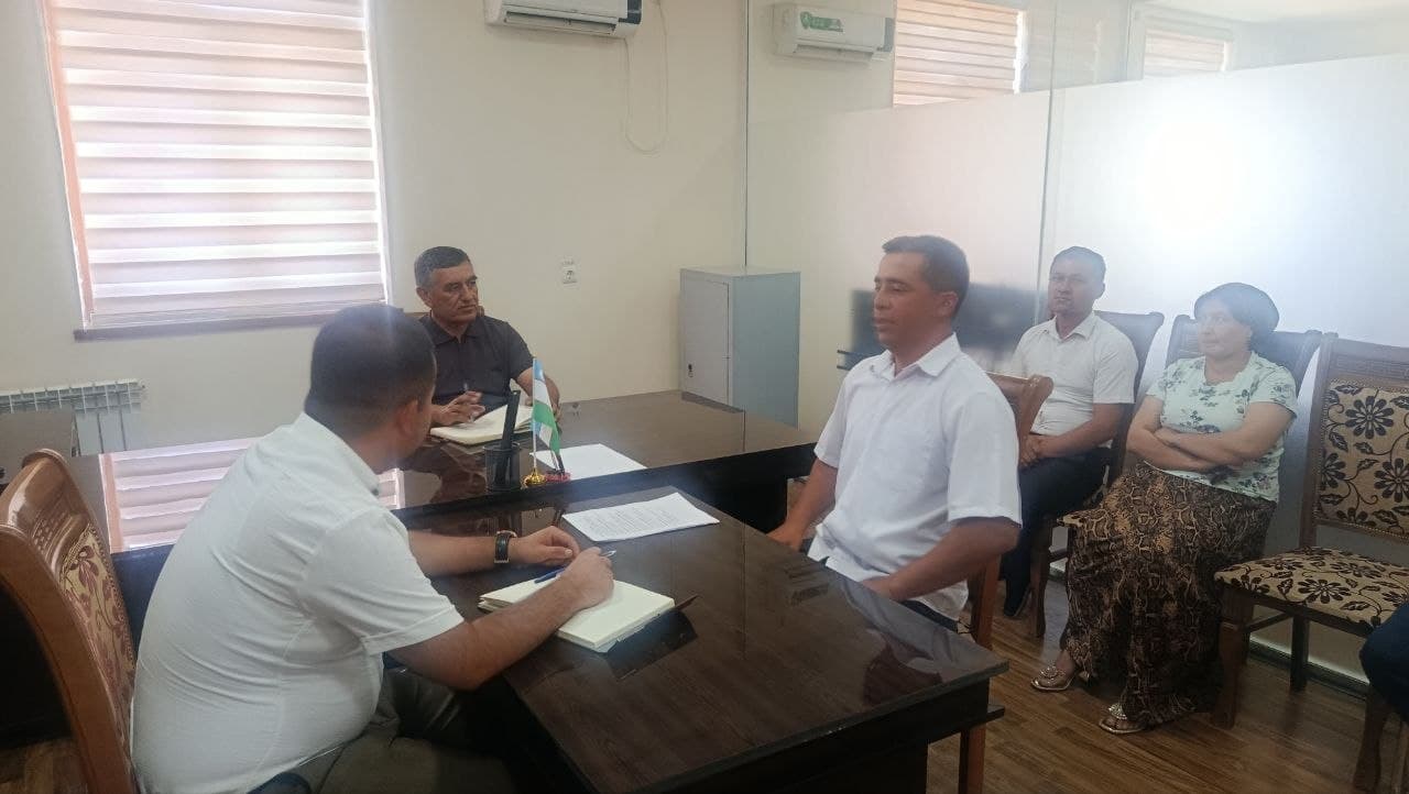 Tuman hokimi o‘rinbosari tomonidan navbatdagi shaxsiy qabul o‘tkazildi