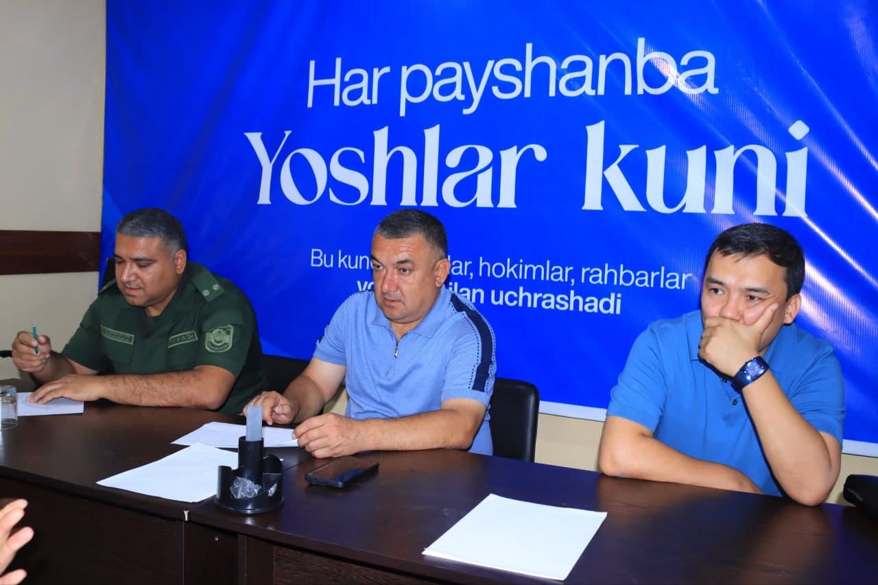 👥 Payshanba – yoshlar kuni: Qoratepalik yoshlar bilan ochiq muloqot o‘tkazildi