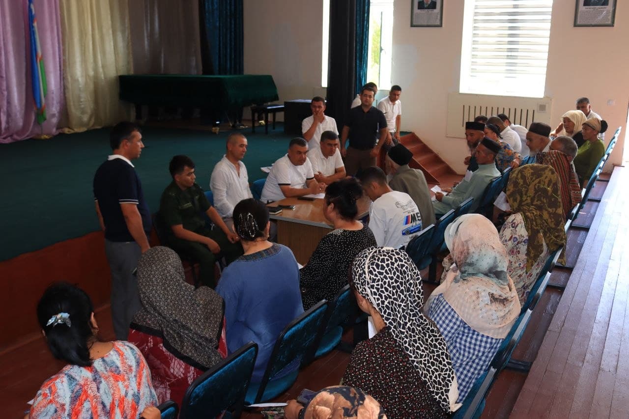 Tuman hokimi navbatdagi qabulni o‘tkazdi