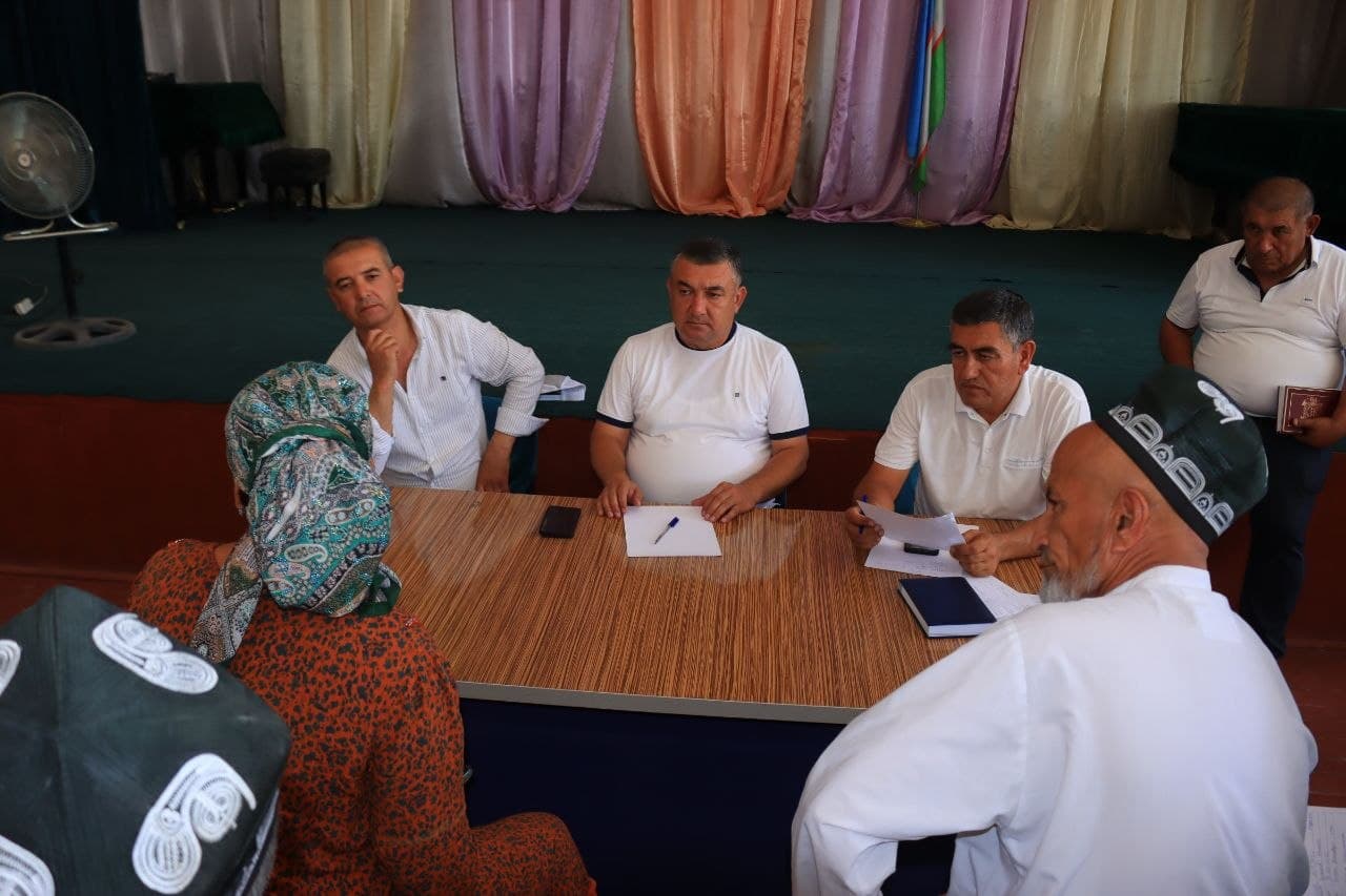 Tuman hokimi navbatdagi qabulni o‘tkazdi