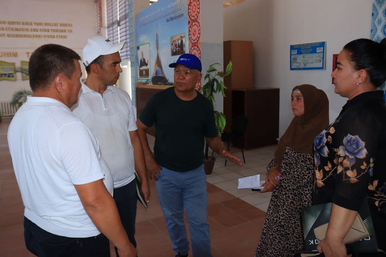 Tuman hokimi navbatdagi qabulni o‘tkazdi