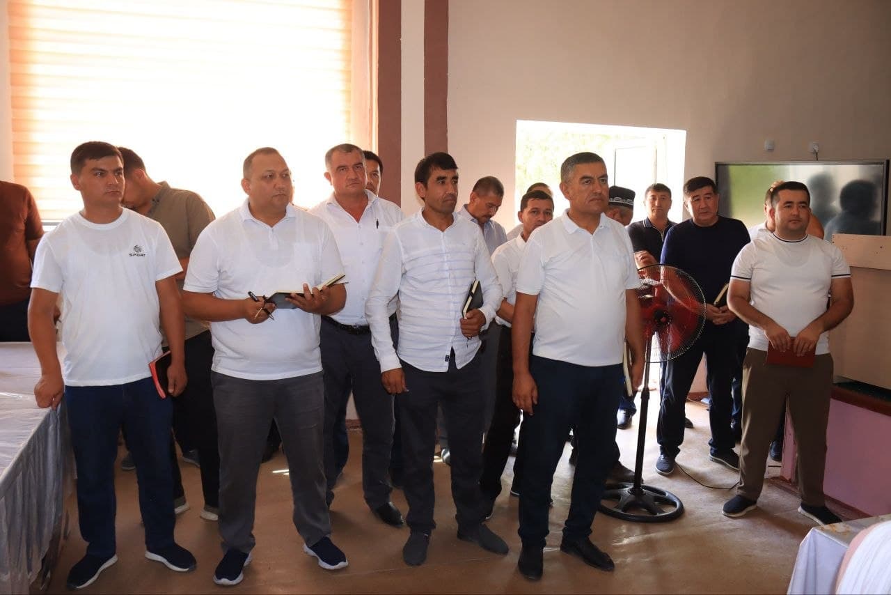 Tuman hokimi Otabek Mavlyanov sayyor qabul o‘tkazdi