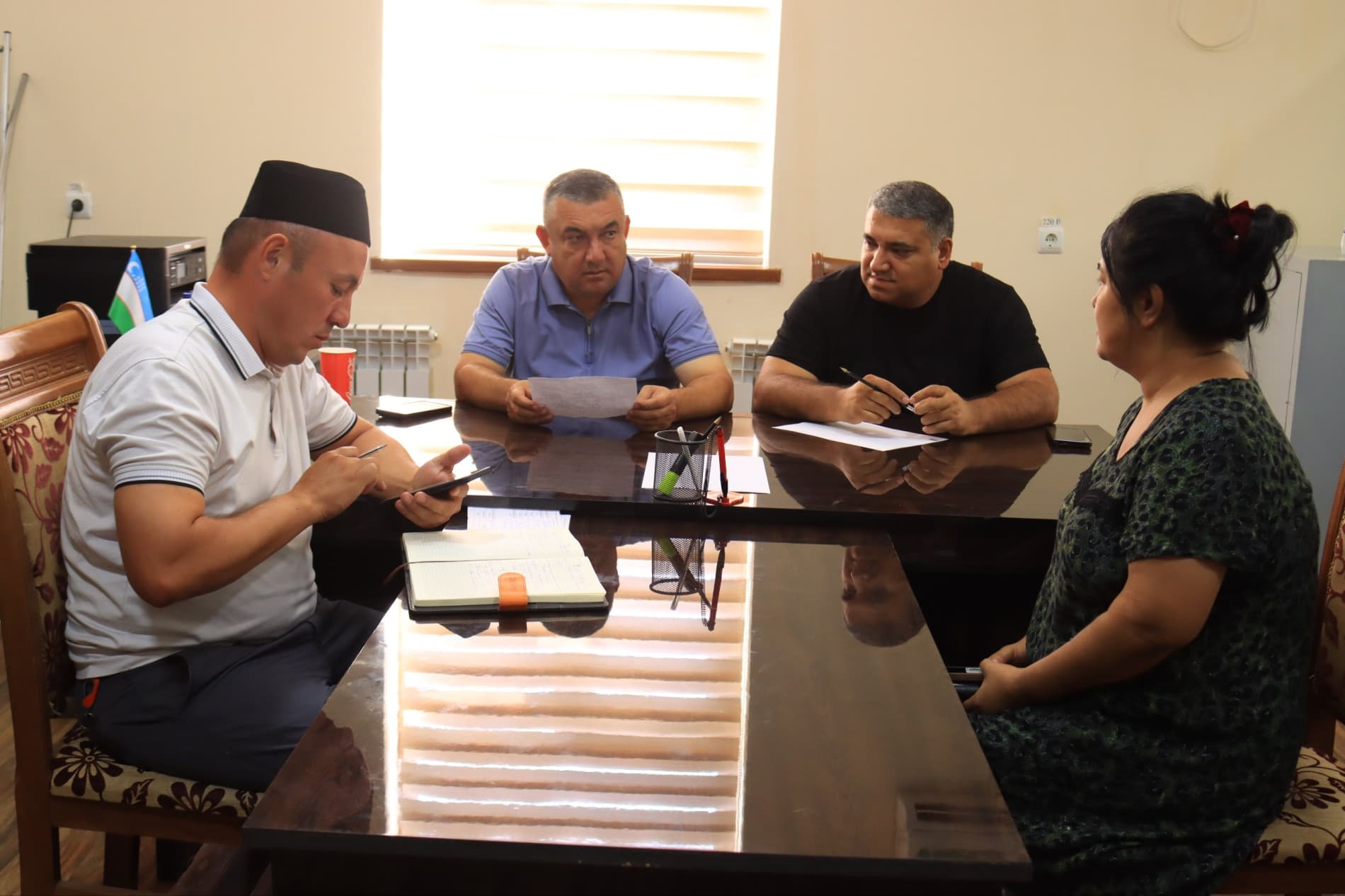 📋 Oltinsoy tumani hokimining navbatdagi fuqarolar qabuli o‘tkazildi