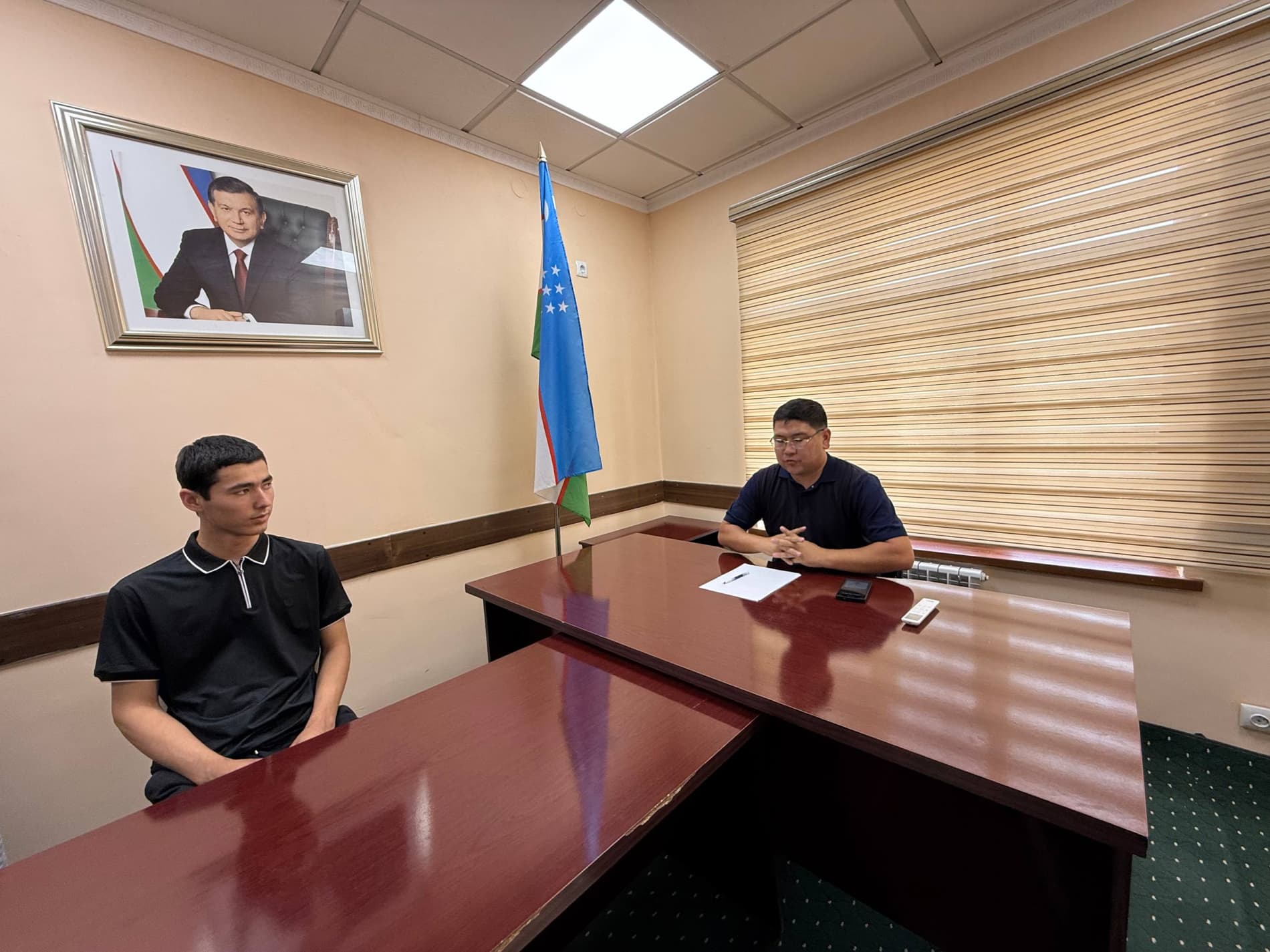 Sherobod tumanida fuqarolar murojaatlari tinglandi