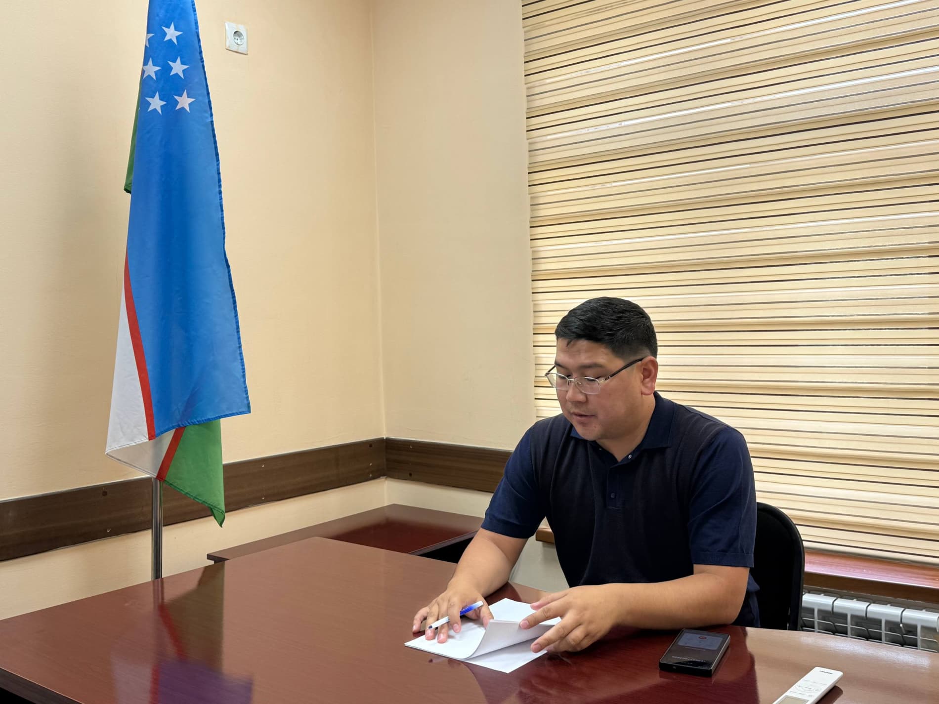 Sherobod tumanida fuqarolar murojaatlari tinglandi