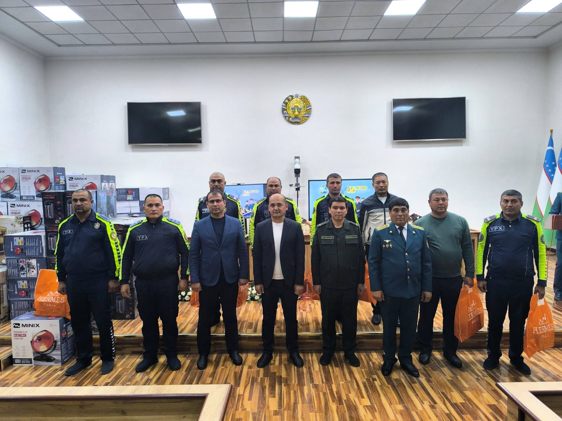 🇺🇿 🅰Sherobod tumanida Ichki ishlar organlari xodimlari kuni tantanali nishonlandi