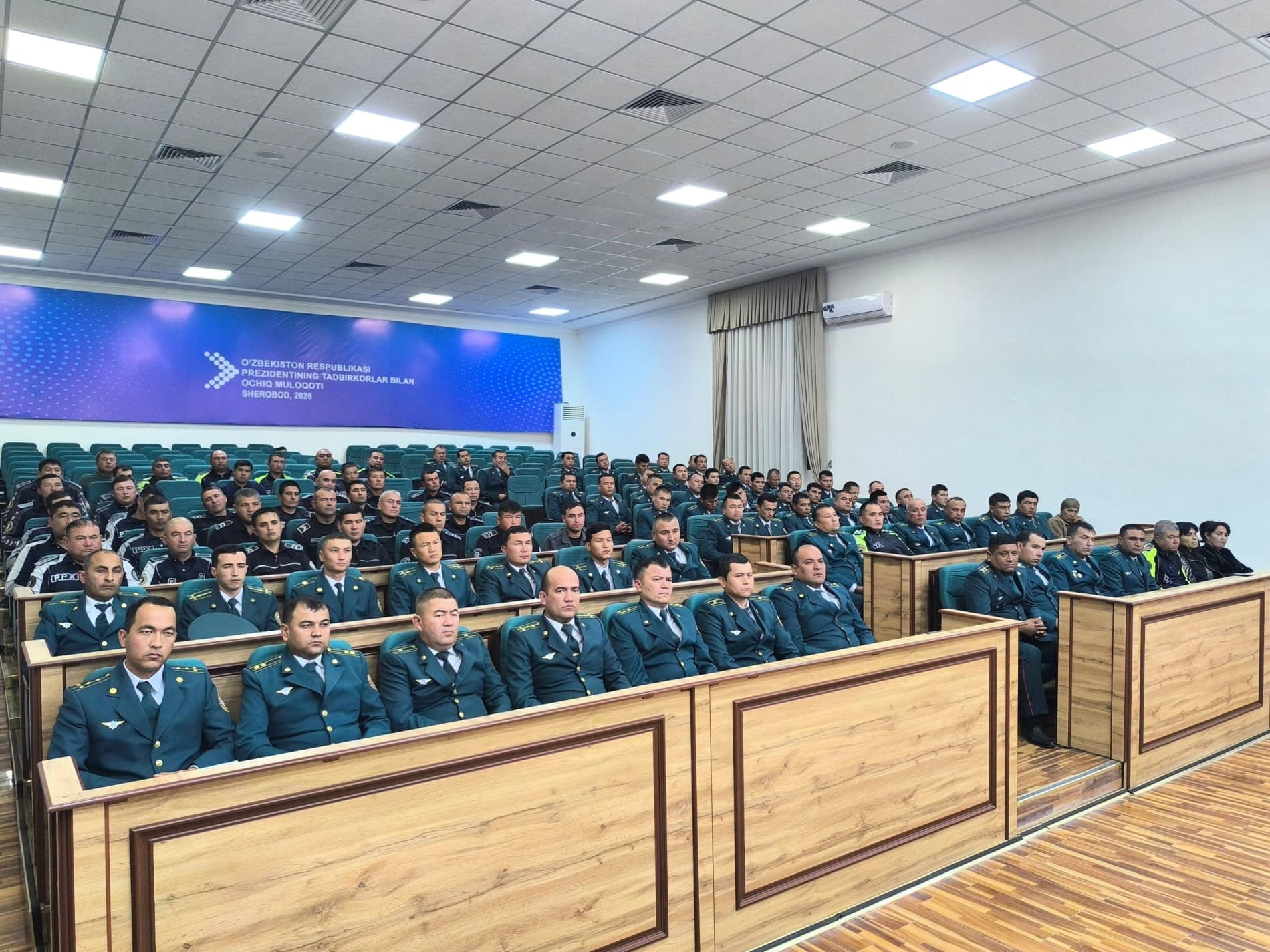 🇺🇿 🅰Sherobod tumanida Ichki ishlar organlari xodimlari kuni tantanali nishonlandi