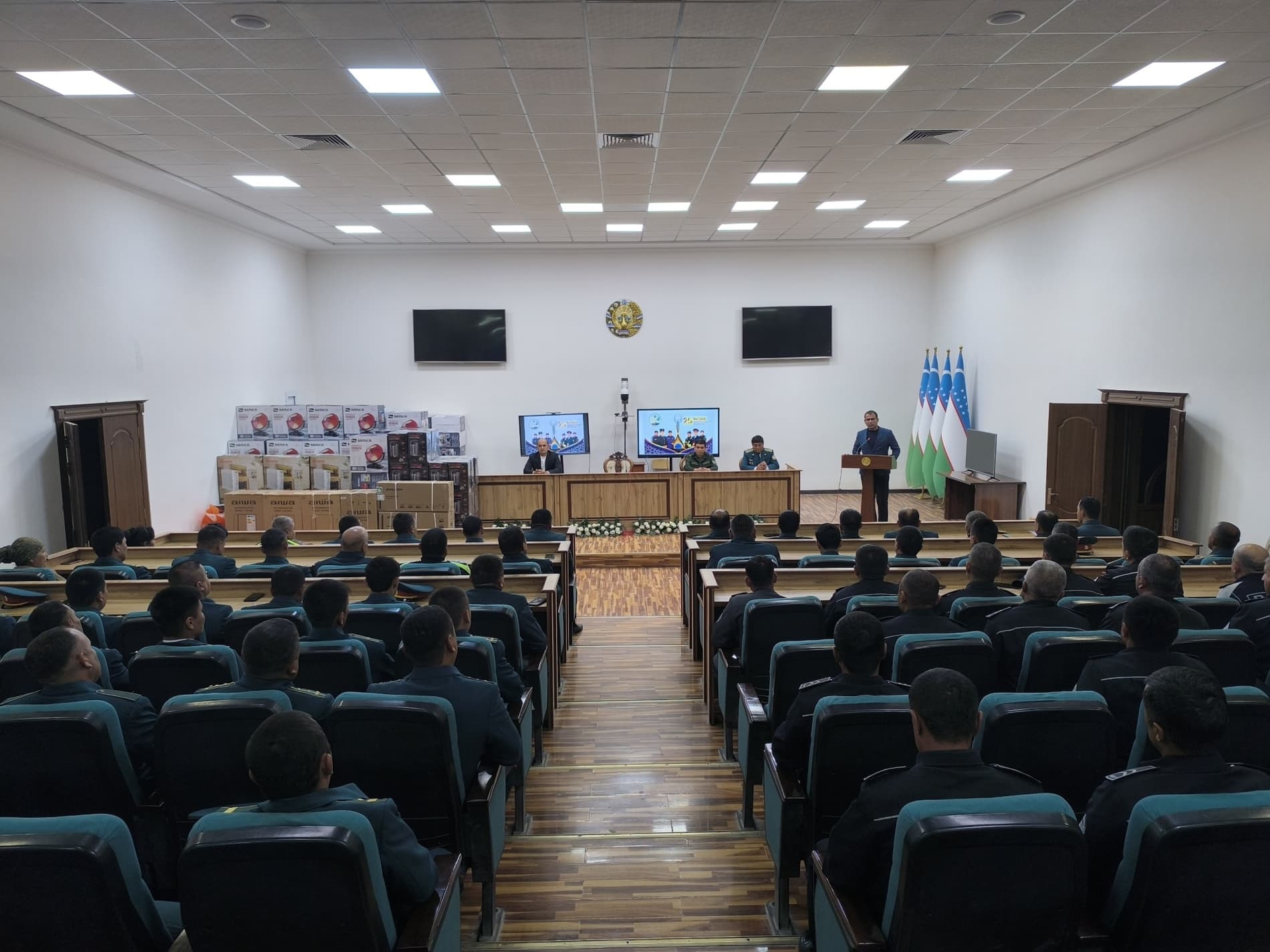 🇺🇿 🅰Sherobod tumanida Ichki ishlar organlari xodimlari kuni tantanali nishonlandi