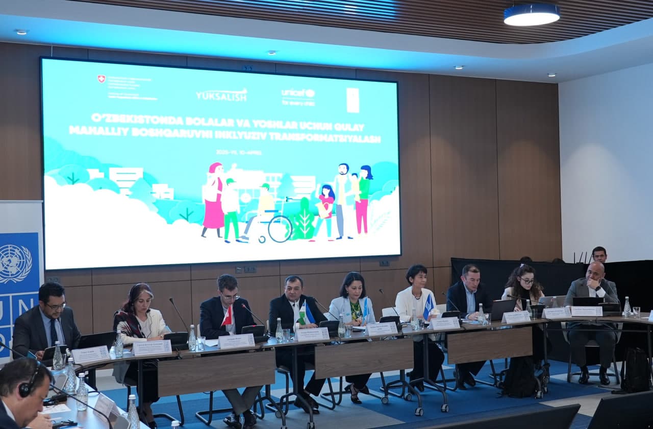 Болалар ва ёшлар учун дўстона маҳаллий бошқарувда ижобий ўзгаришларга эришиш учун халқаро меморандум имзоланди.