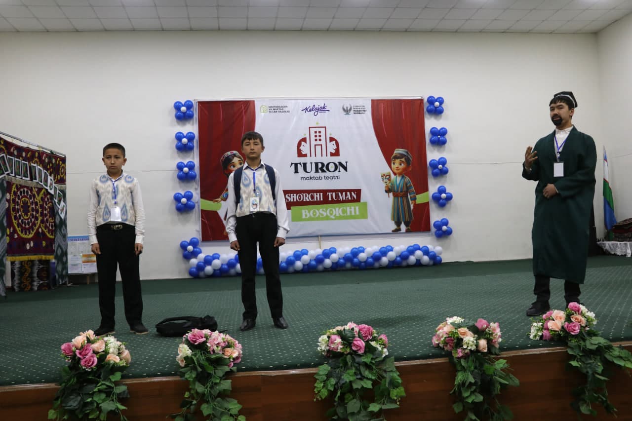 "Turon" maktab teatri tanlovining tuman bosqichi