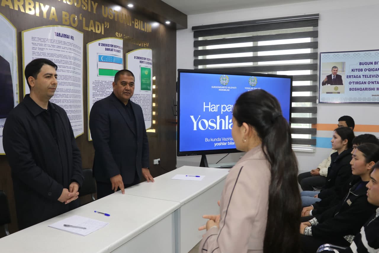 Yoshlar yutug‘i - yangi imkoniyatlar eshigi