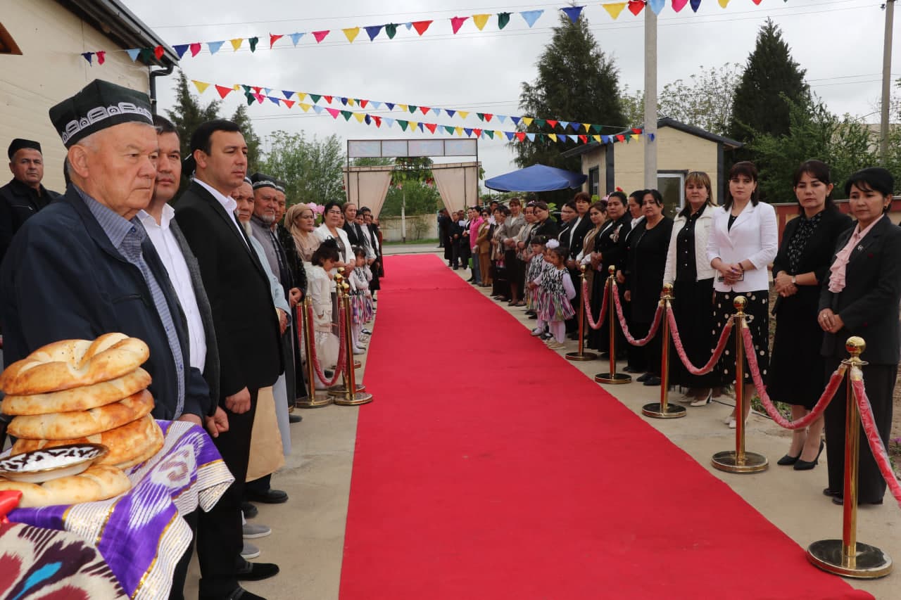 Yangi bo`g`cha faoliyat boshladi