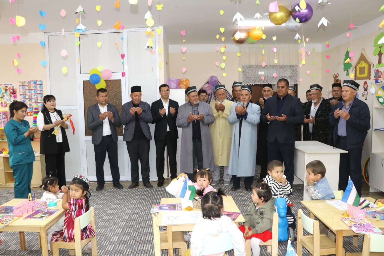 Yangi bo`g`cha faoliyat boshladi