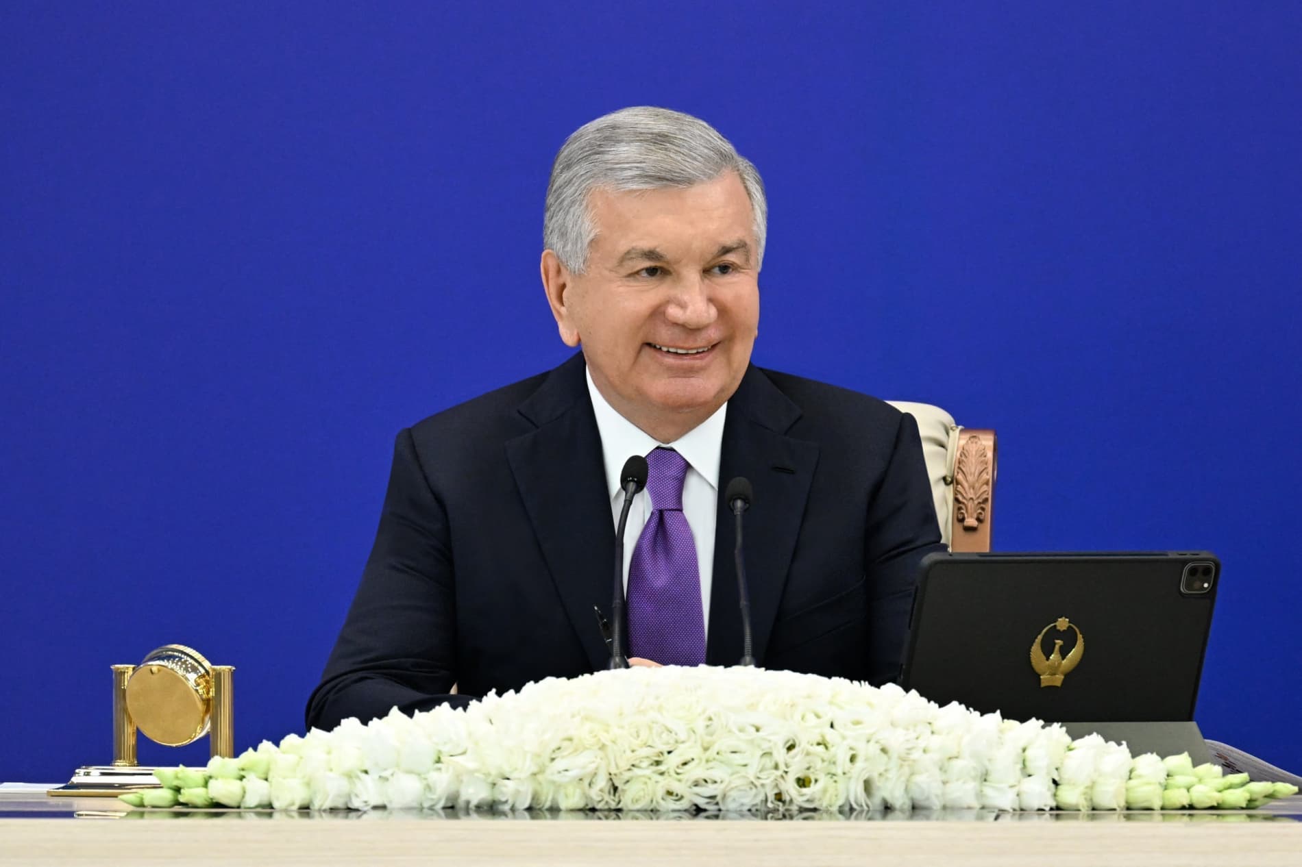 Президент Шавкат Мирзиёев Хива шаҳрида тадбиркорлар билан очиқ мулоқот ўтказди.