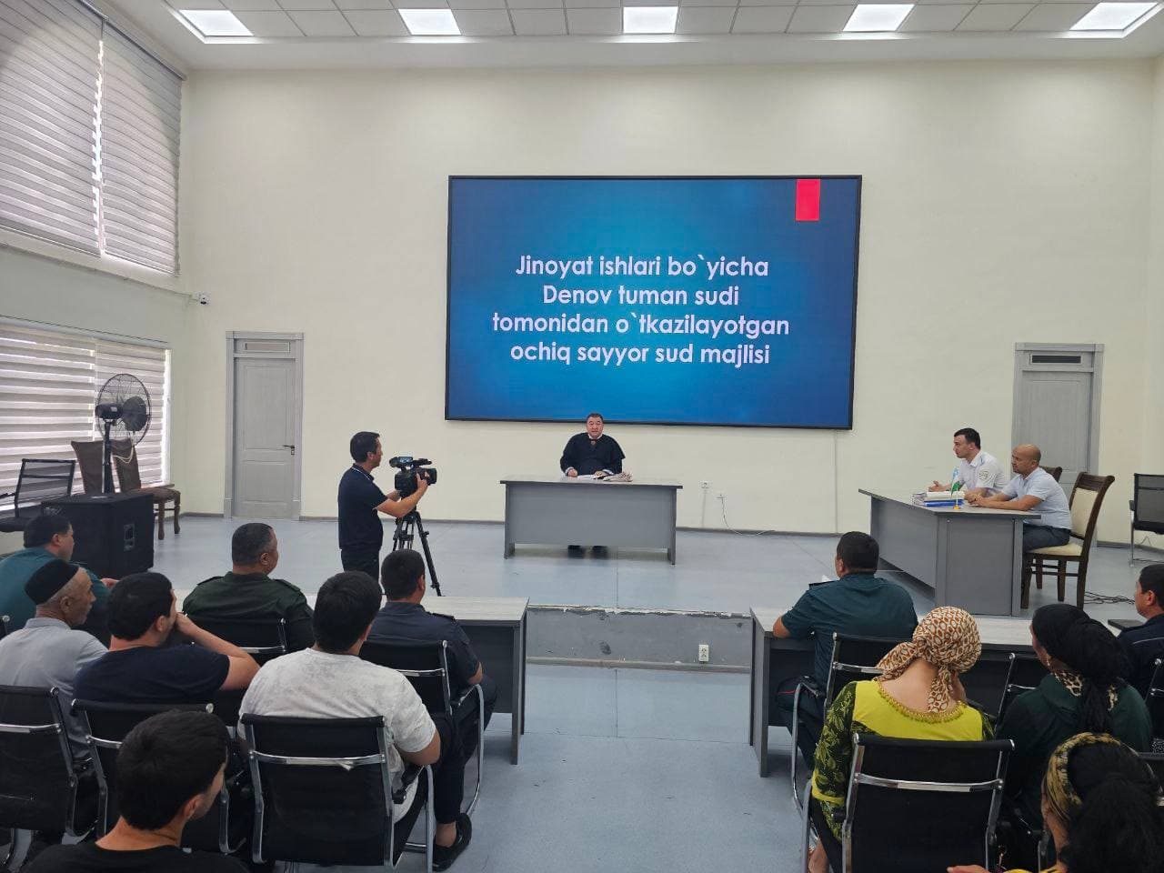 Denov tumanida probatsiya nazoratidagi mahkumlar bilan ishlash bo‘yicha tizimli ishlar davom etmoqda