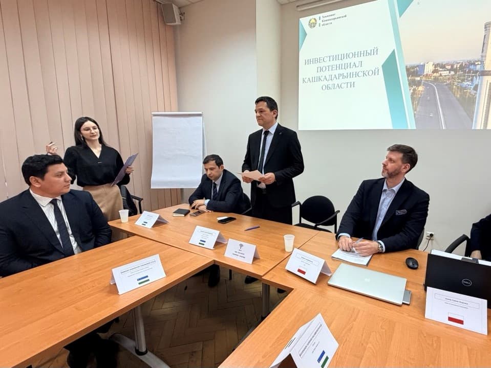 Polshada Qashqadaryo viloyatining investitsion salohiyati taqdim etildi