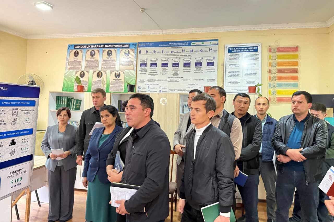Qarshi shahri “Shayxali” mahallasida infratuzilma yanada yaxshilanadi
