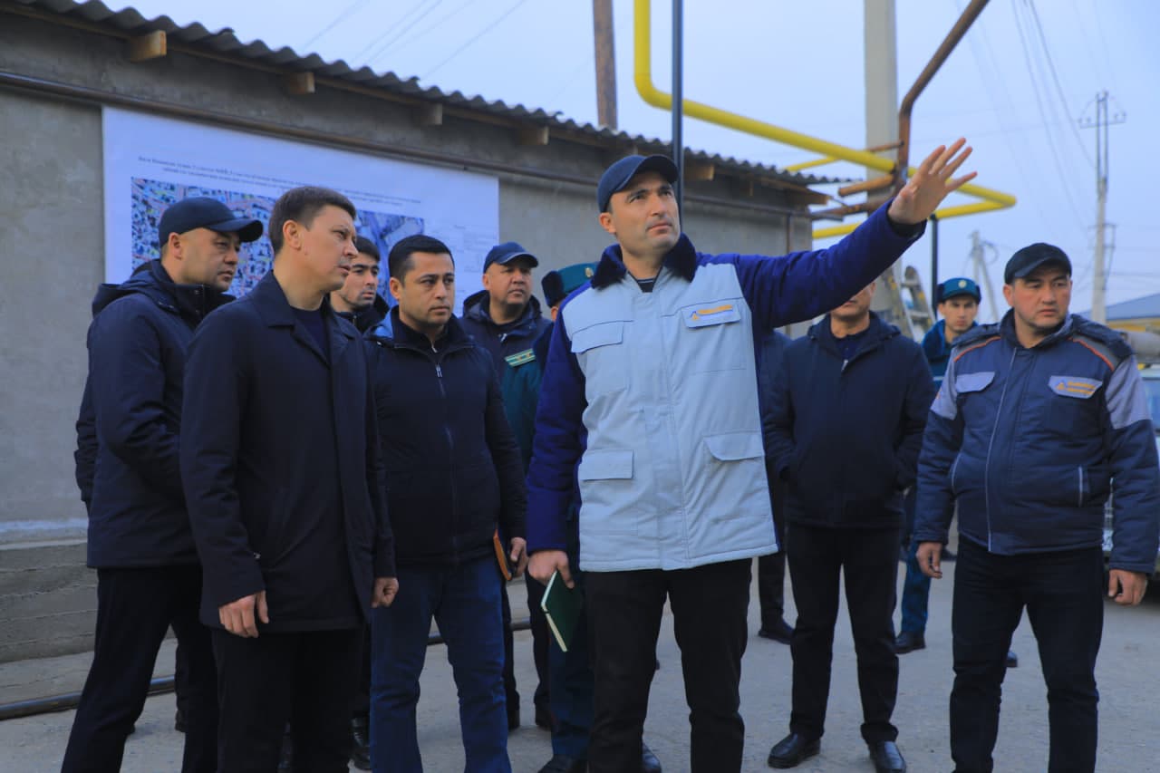 “Guliston”da gaz tarmoqlari gidravlik va estetik jihatdan tartibga keltirilmoqda