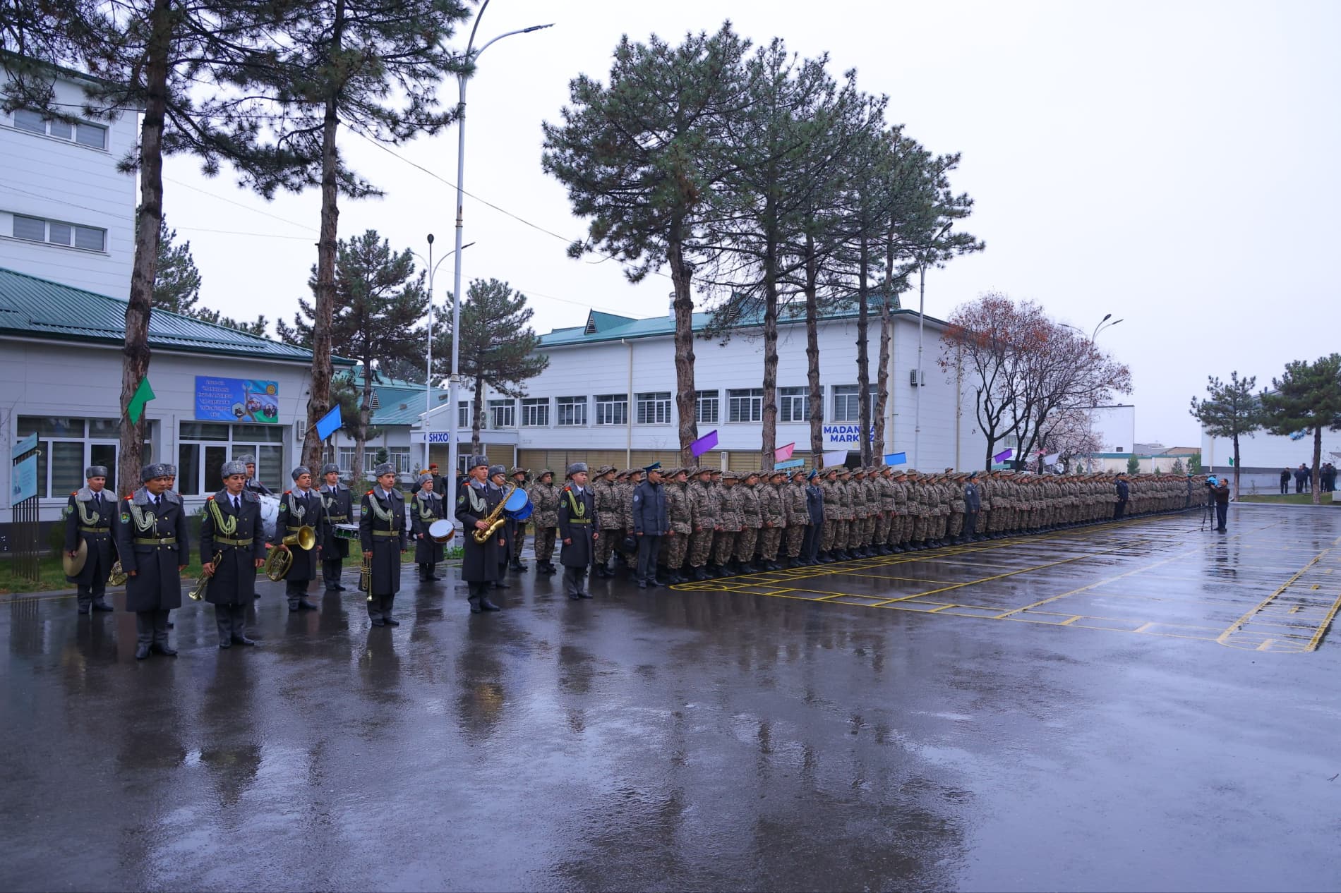 Bo‘lajak askarlar harbiy xizmatga tantanali kuzatildi