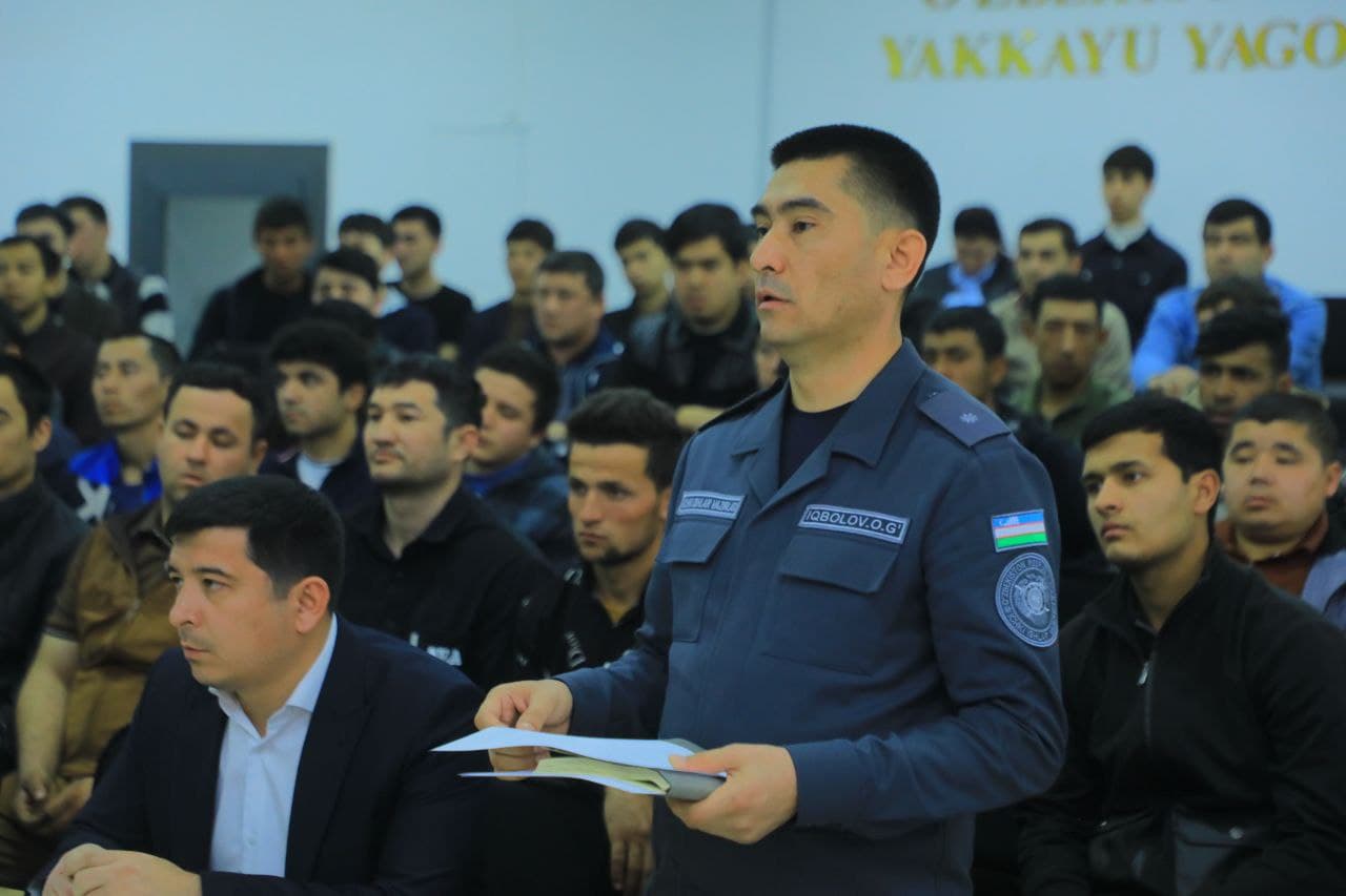 Otaliqqa olingan yoshlar bilan ochiq muloqot qilindi
